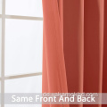 Coral Blackout Curtains 63 Zoll lang